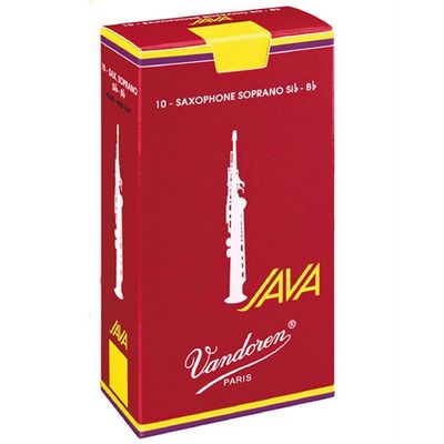 Трости для саксофона Сопрано Vandoren SR302R JAVA Red Cut №2 (10шт)