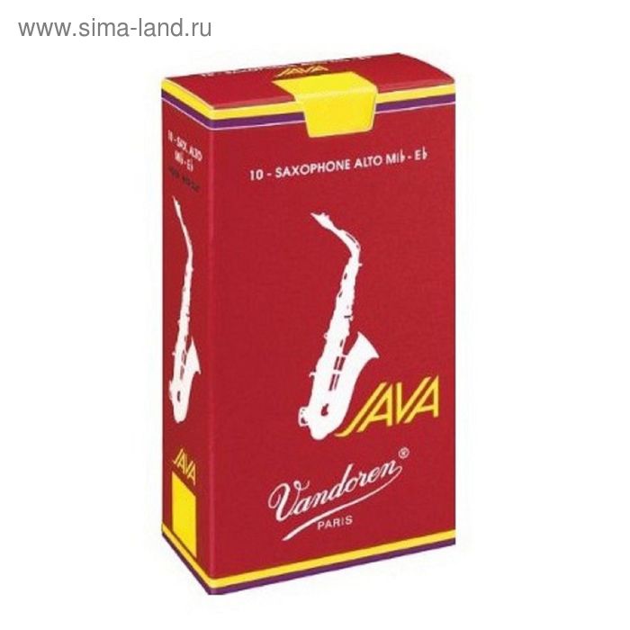 Трости для саксофона Альт Vandoren SR2635R JAVA RED CUT   №3,5 (10шт) - Фото 1