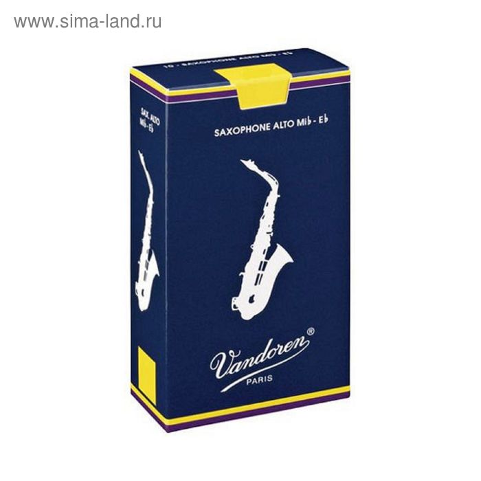 Трости для саксофона Альт Vandoren SR2135 №3,5 (10шт), традиционные - Фото 1