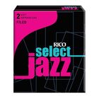 Трости для саксофона сопрано Rico RSF10SSX2S Select Jazz, обработан. низ среза, размер 2 Soft, 10шт - фото 300828443