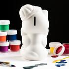 Копилка -раскраска "Кот Хулиган", под роспись, 17 см - Фото 4