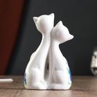Сувенир керамика "Две кошки с котёнком" 13х8 см - Фото 3