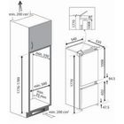 Холодильник Teka CI 320, встраиваемый, двухкамерный, класс А+, 216 л, серый - Фото 2