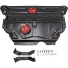 Защита картера и КПП АвтоБРОНЯ (увеличенная) для Skoda Octavia A7 (V - 1.4; 1.6; 1.8) 2013-2017, сталь 1.8 мм, с крепежом, 111.05114.1 - Фото 1