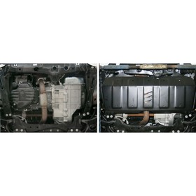 

Защита картера и КПП АвтоБРОНЯ для Geely Emgrand X7 (V - 1.8; 2.0; 2.4) 2013-2018, сталь 1.8 мм, с крепежом, 111.01913.1