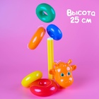 Пирамидка детская «Жирафик», 5 колец - Фото 6