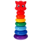 Пирамидка детская «Котик», 7 колец - Фото 4