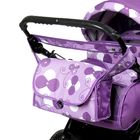 Коляска-трансформер «Гном», пластиковые колёса, оттенки фиолетового, рисунок МИКС - Фото 7