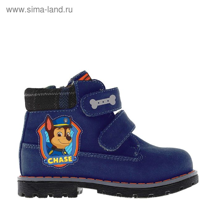Ботинки малодетские для мальчика, размер 23-28, цвет синий 6302C - Фото 1