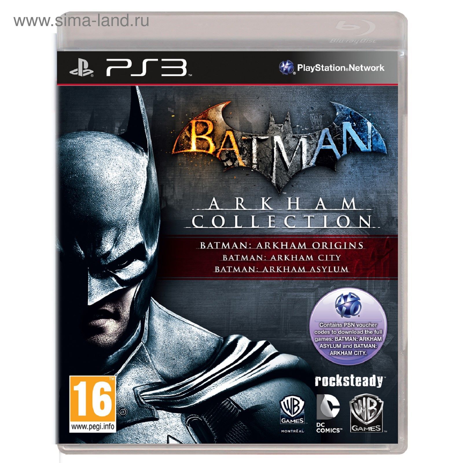 Игра для Sony PlayStation 3 Batman Arkham Trilogy (русские субтитры)  (1857996) - Купить по цене от 1 667.18 руб. | Интернет магазин SIMA-LAND.RU