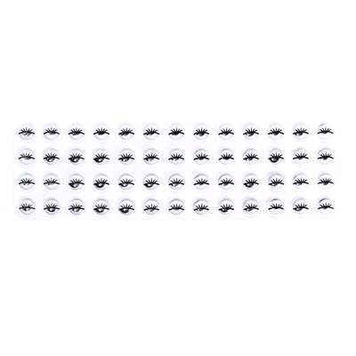 Глазки на клеевой основе, набор 52 шт., размер 1 шт. — 0.8 см