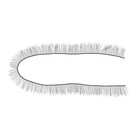 Ресницы для кукол, набор 2 шт., размер 1 шт. 20×1 см, чёрная - Фото 2