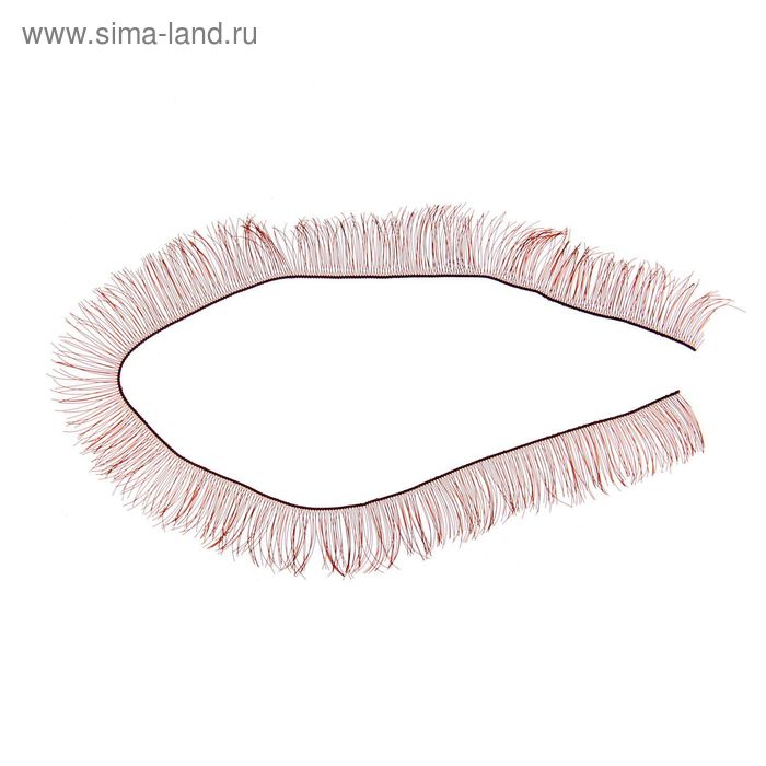 Реснички, набор 2 шт, раммер 1 шт 20*1,2 см, цвет коричневый - Фото 1