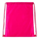 Мешок для обуви 420 х 340 мм, Calligrata "Стандарт", (мягкий полиэстер, плотность 210 D), малиновый - Фото 2