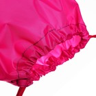 Мешок для обуви 420 х 340 мм, Calligrata "Стандарт", (мягкий полиэстер, плотность 210 D), малиновый - Фото 4