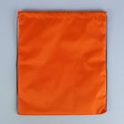 Мешок для обуви 420×340 мм, Calligrata «Стандарт», (мягкий полиэстер, плотность 210 D), оранжевый - Фото 2