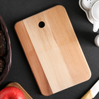 Доскa рaзделочнaя Премиум, 24×16×1,8 см, бук - Фото 1