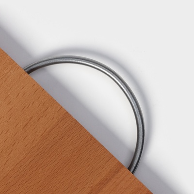 Доска разделочная деревянная Adelica, с металлической ручкой, 35×24×2 см, бук