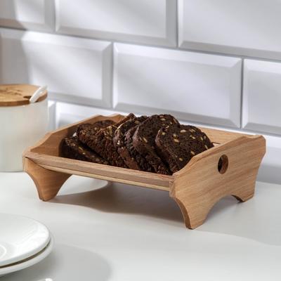 Хлебница Премиум «Хозяюшка», дерево бук, 18×17×7 см