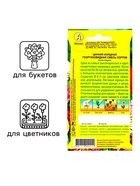 Семена цветов Цинния «Георгиновидная», смесь окрасок, однолетник, 0.3 г, «Аэлита» - Фото 3