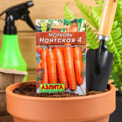 Семена Морковь «Нантская 4», 2 г, «Аэлита»