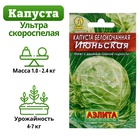 Семена Капуста белокочанная "Июньская" "Лидер", 0,5 г , - Фото 1