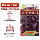Семена Базилик овощной «Фиолетовый», пряность, 0.2 г, «Аэлита» - Фото 7