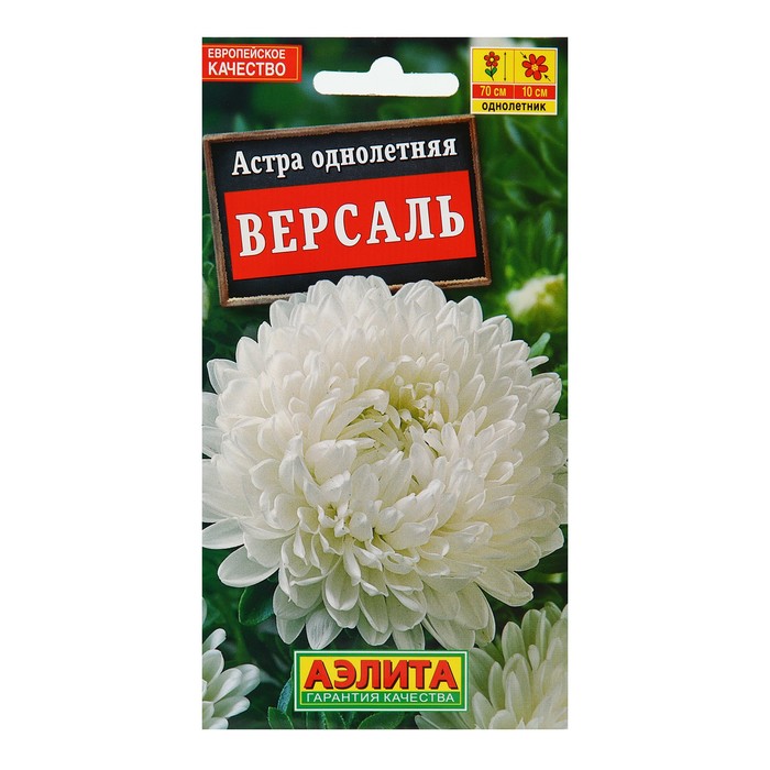 Семена цветов Астра "Версаль" пионовидная, О, 0,2 г - Фото 1