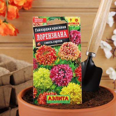 Семена цветов Гайлардия "Лорензиана", смесь окрасок, 0,3 г