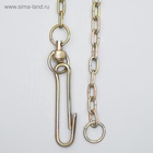 Цепь для привязи собак, 5м, калибр 3*16 мм, желтая - фото 31429462