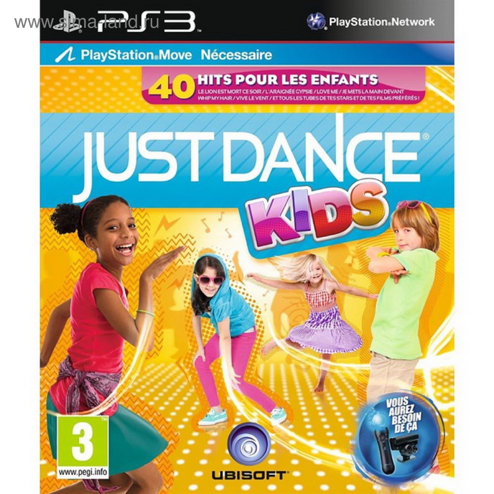 Игра для Sony PlayStation 3 Just Dance Kids (для Move) (1858086) - Купить  по цене от 899.03 руб. | Интернет магазин SIMA-LAND.RU