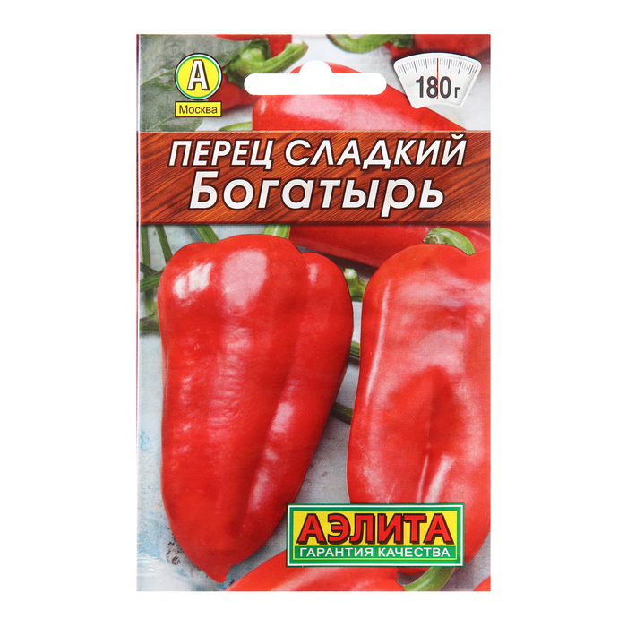 Семена Перец сладкий «Богатырь», 0.3 г, «Аэлита» - Фото 1