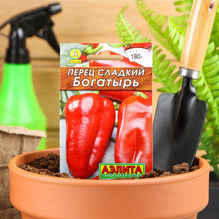 Семена Перец сладкий «Богатырь», 0.3 г, «Аэлита» - Фото 1