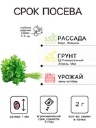 Семена Петрушка кудрявая «Бабушкина грядка», 2 г, «Аэлита» - Фото 2