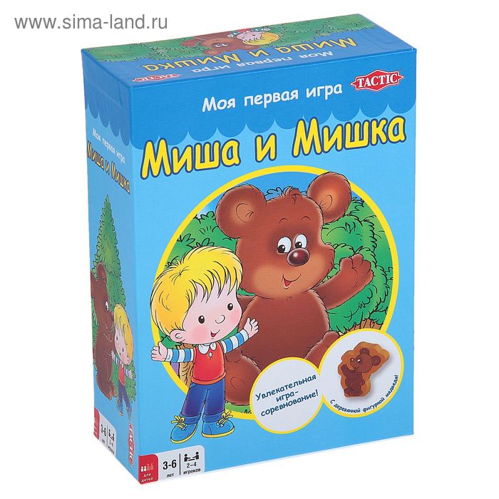 Настольная игра «Миша и Мишка» - Фото 1