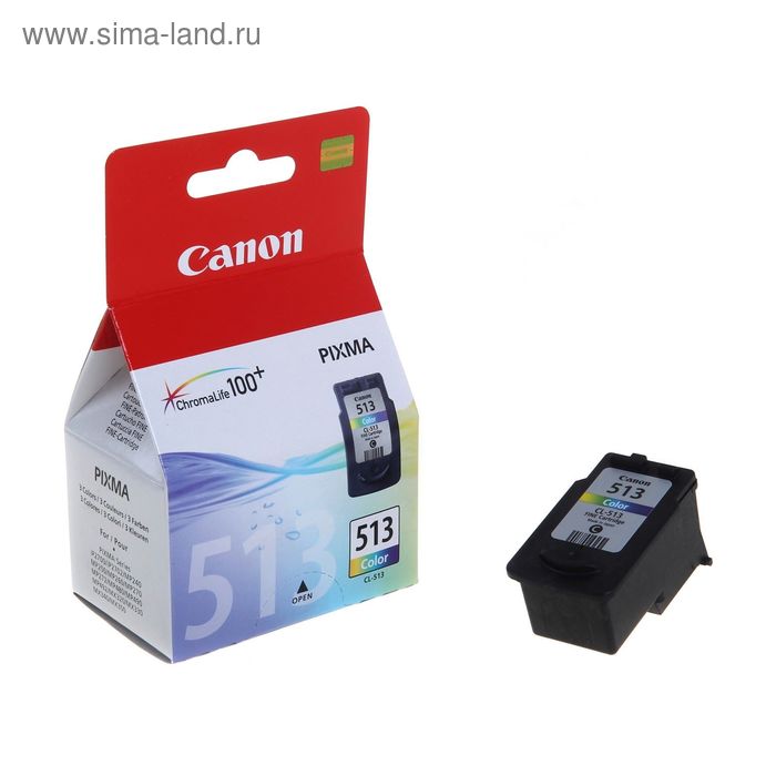 Картридж струйный Canon CL-513 2971B007 многоцветный для Canon MP240/MP260/MP480 - Фото 1