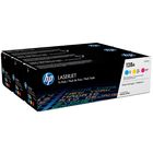 Тонер Картридж HP CF371AM голубой/пурпурный/желтый набор карт. для HP CM1415/CP1525 (1300стр.)   172 - фото 301172196