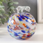 Сувенир стекло в стеклокрошку "Яблоко разное" h 90 мм - Фото 2