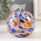 Сувенир стекло в стеклокрошку "Яблоко разное" h 90 мм - Фото 4