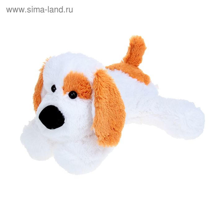 Мягкая игрушка «Собака лежащая», цвет белый - Фото 1