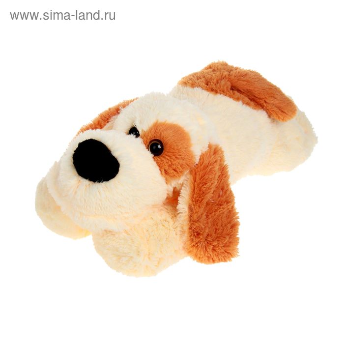 Мягкая игрушка «Собака лежащая», цвет кремовый - Фото 1