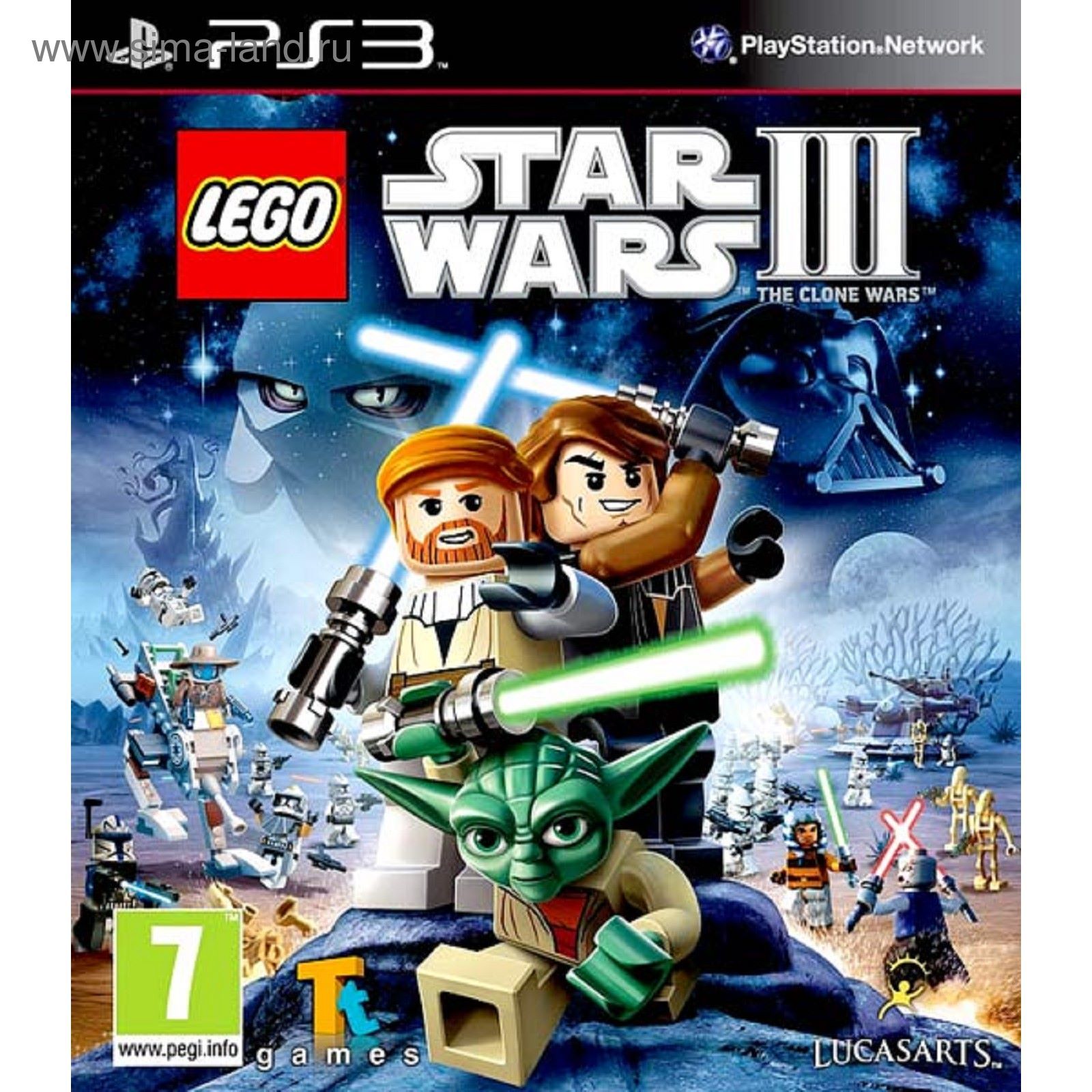 Игра для Sony PlayStation 3 LEGO Star Wars III: the Clone Wars (русская  документация) (1858096) - Купить по цене от 1 299.02 руб. | Интернет  магазин SIMA-LAND.RU