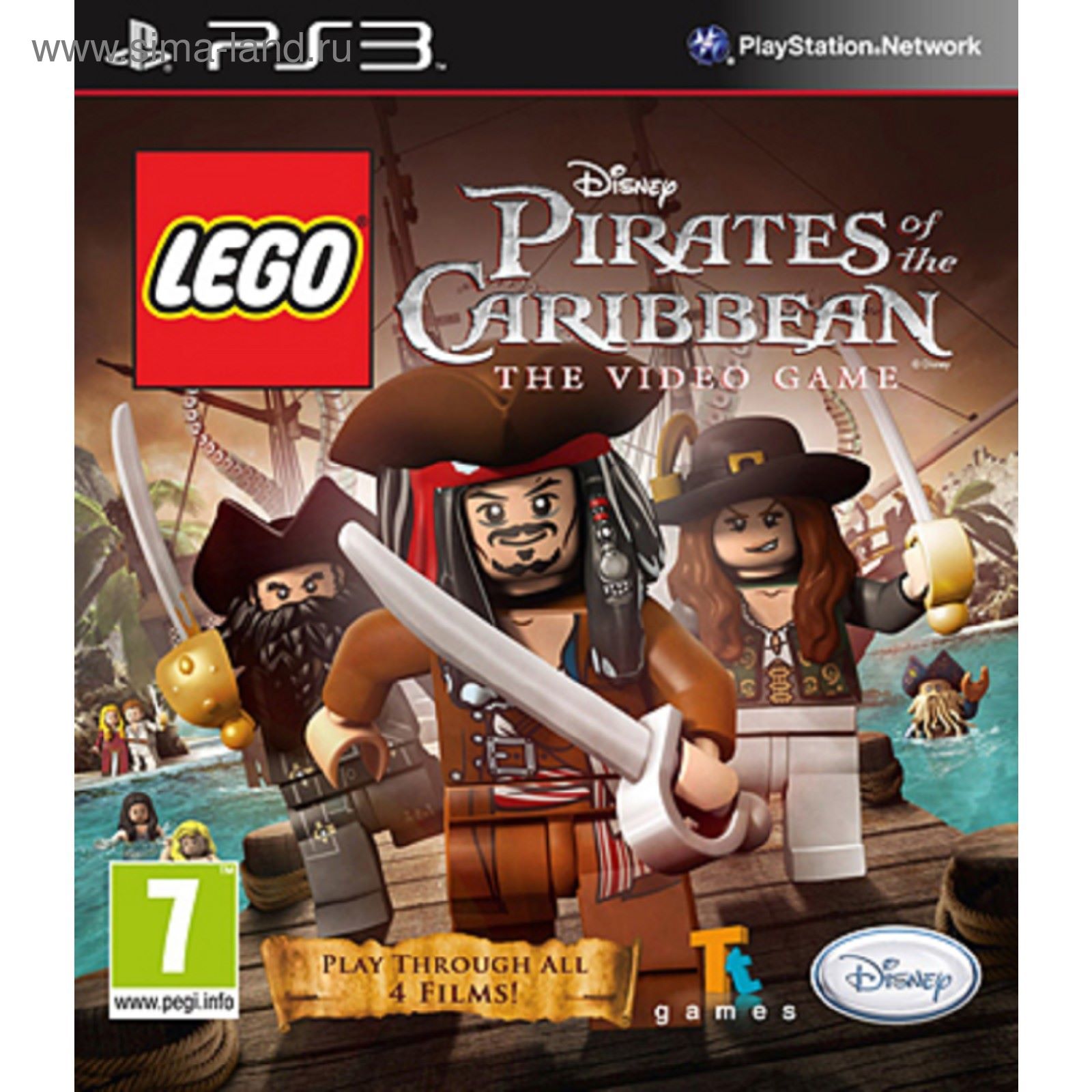 Игра для Sony PlayStation 3 LEGO Пираты Карибского моря (русская версия)  (1858102) - Купить по цене от 1 392.34 руб. | Интернет магазин SIMA-LAND.RU