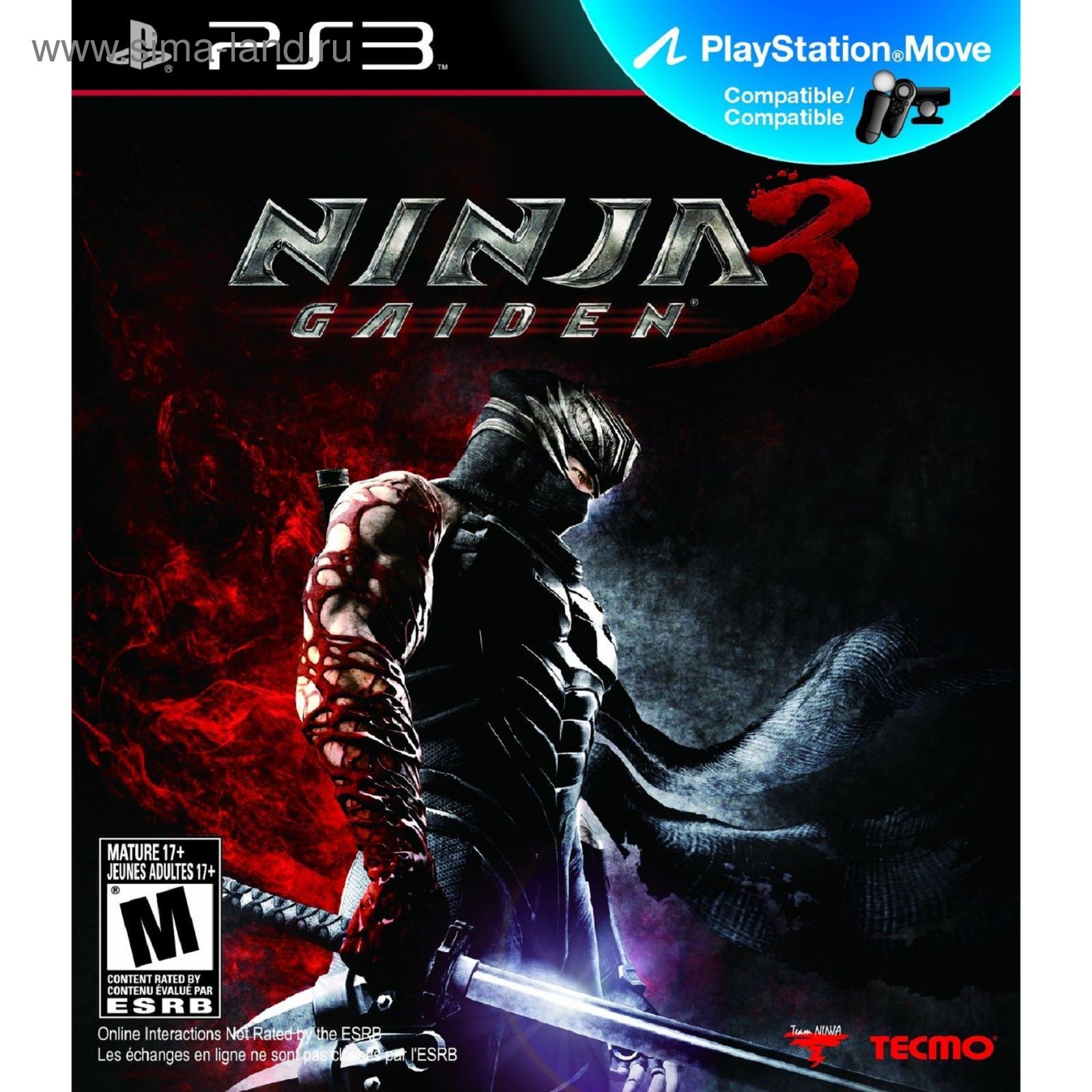 Игра для Sony PlayStation 3 Ninja Gaiden 3 (с поддержкой Move)