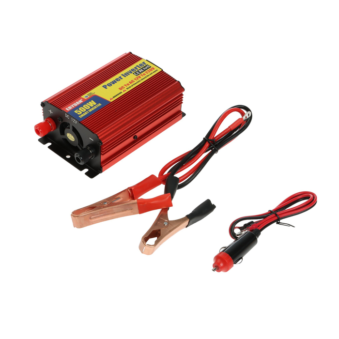 Преобразователь напряжения 12/220 В, 500 Вт, USB выход - Фото 1