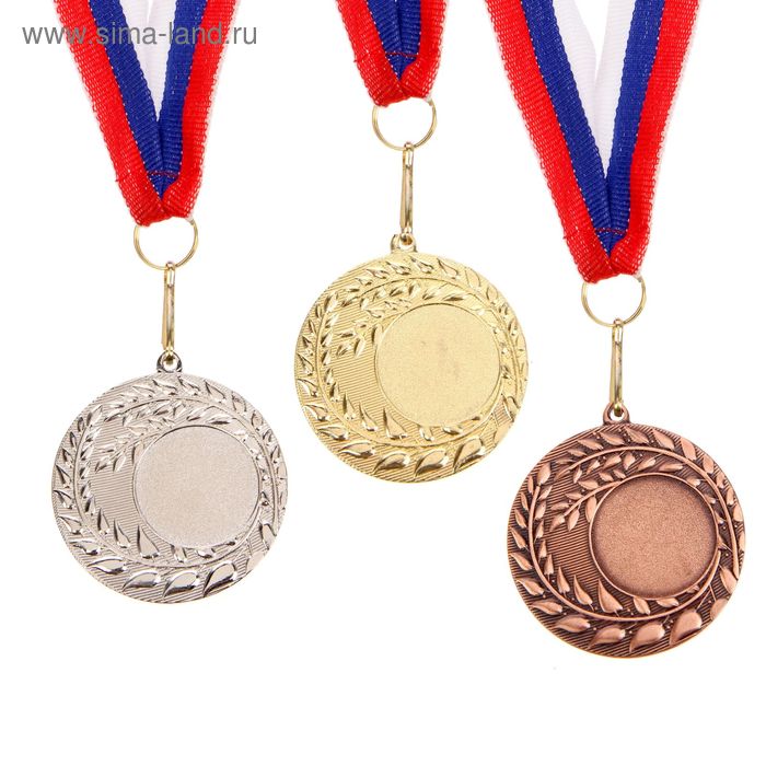 Медаль под нанесение 056 серебро - Фото 1