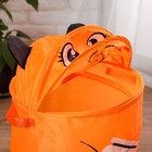 Корзина для хранения игрушек «Мишка» с ручками, 33.7×33.7×55 см - Фото 5