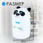 Корзина для хранения игрушек «Панда» с ручками, 33,7 × 33,7 × 55 см - Фото 2