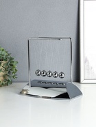 Маятник настольный антистресс «Шары Ньютона. Колыбель техно», хром, 19×19×10 см - Фото 4