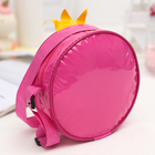 Сумочка детская "Принцесса" круглая с короной, d=15,5см - Фото 2